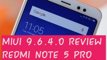 Miui 9.6.4.0 global stable update for redmi note 5 pro! 177mb