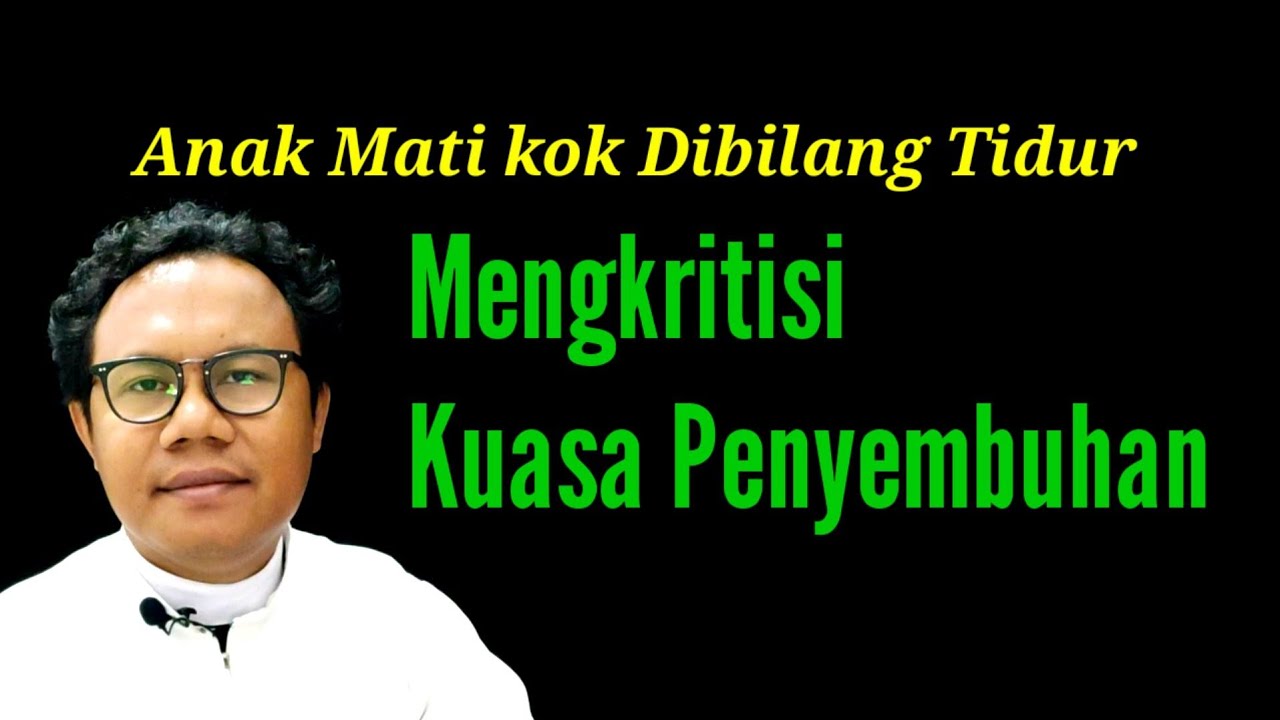 RENUNGAN KRITIS ATAS KUASA PENYEMBUHAN ... Rm. Aba MSC