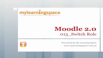 Moodle - Switch Role - 013