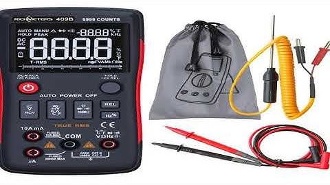 RM409B Digital Multimeter Button 9999 Counts With Analog Bar Graph AC/DC Voltage Ammeter C