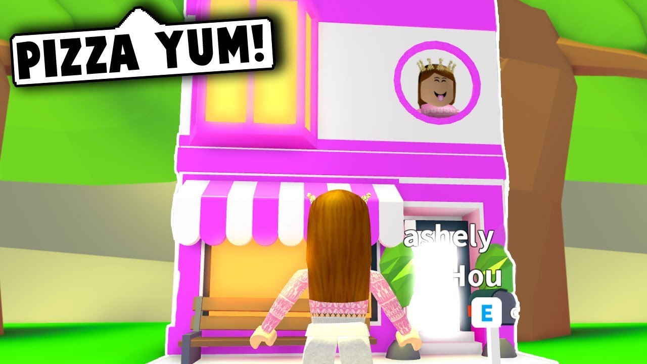 roblox adopt me pizza shop