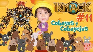 COBAYAS Y COBAYEJAS / KNACK PARTE #11 / GAMEPLAY EN ESPAÑOL