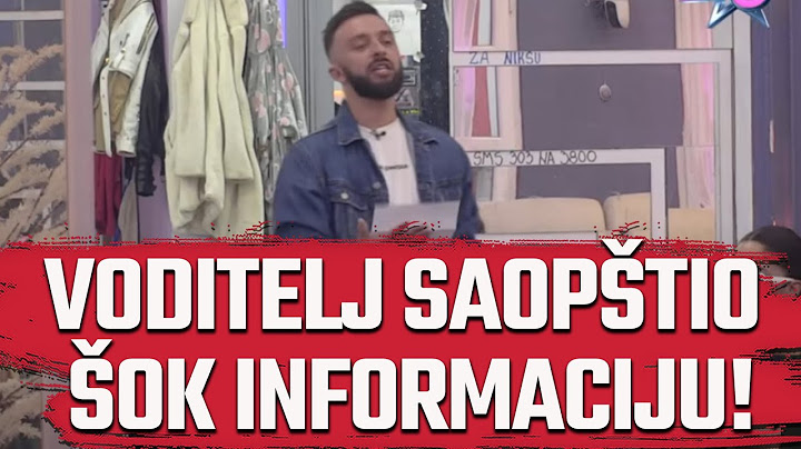 VODITELJ SAOPŠTIO ŠOK INFORMACIJU! Elita 8 Zadruga uzivo