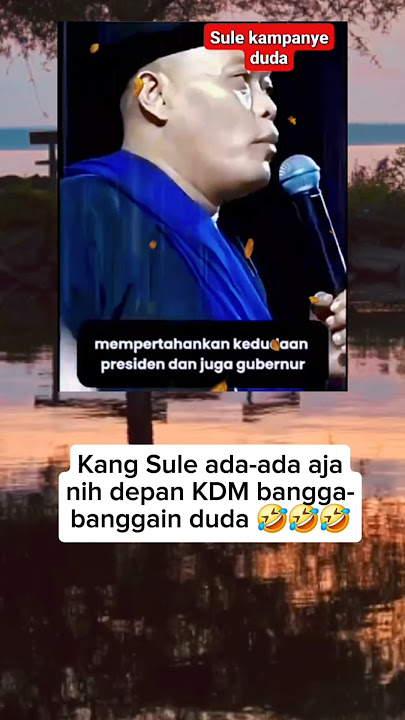 Wow, the widower is inviting you 🤣🤣 #artist #sule #dedimulyadi