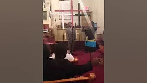 Octavia Allen singing "I'll Just Wave My Hand"