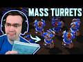 ByuN Builds 100 Turrets to Defend his Battlecruisers! StarCraft 2