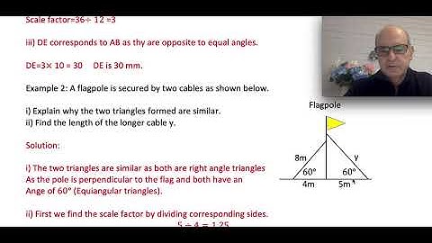 Using similarity to solve problems involving triangles