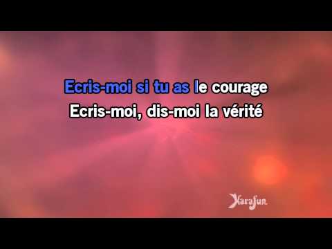 Karaoké Ecris Moi Pierre Bachelet 