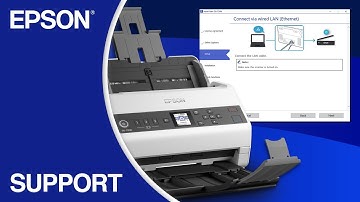 Epson DS-730N | Connecting to a Network