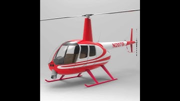 News Helicopter 3D model from CGTrader.com
