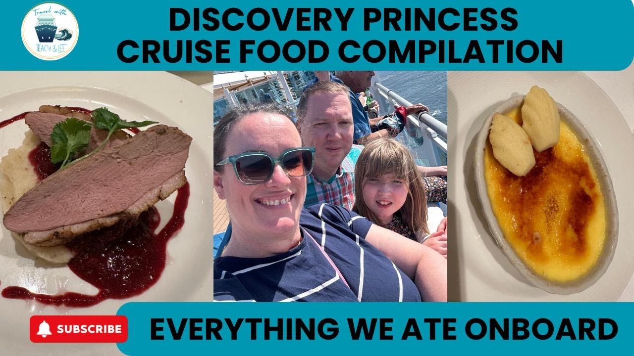 Discovery Princess Cruise Food Compilation -  Everything We Ate On Board!