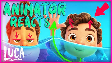 ANIMATOR REACTS TO LUCA! - Animation Analysis of Pixar
