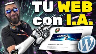 ✅ Como HACER tu WEB WORDPRESS con I.A. en MINUTOS | Tutorial FACIL y RAPIDO by La Mano Tecno  14,831 views 5 months ago 6 minutes, 29 seconds