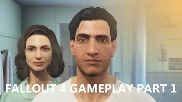Fallout 4 E3 Gameplay - Part 1: Introduction, Pre-War, Character Customization