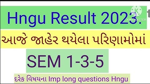 Hngu result 2022 - hngu Result today 2022 - letets update hngu result - Result sem 1&3&5