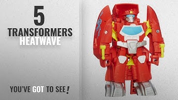 Top 10 Transformers Heatwave [2018]: Playskool Heroes Transformers Rescue Bots Heatwave the