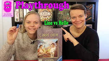 Carpe Diem, Playthrough & First Impression (In English, board game)