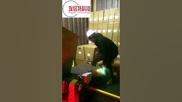 How to make worker more efficient at loading heavy cargo from containers.#loading#warehouse#conveyor