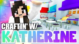 💙Decorating My Minecraft Mall! Craftin' w\/ Katherine Ep. 43