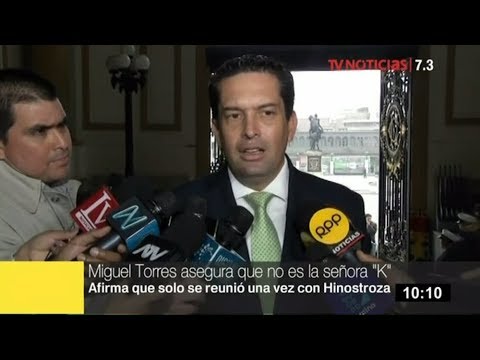 Congresista Miguel Torres: “No me identifico con denominación Señora K”