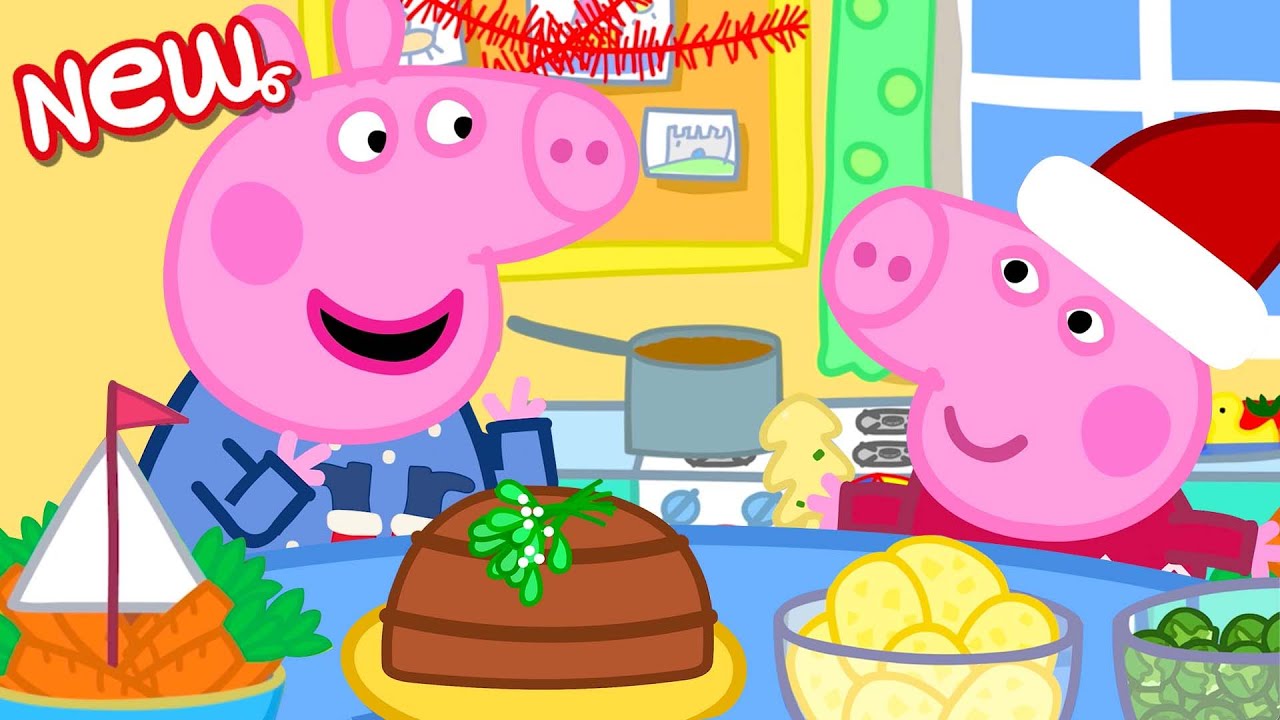 Peppa Pig in Hindi   Christmas Lunch            Kahaniya   Hindi Cartoons