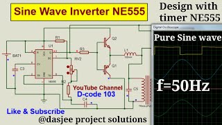 sine wave inverter using 555 timer