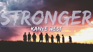Kanye West - Stronger (Explicit) (Lyrics) - Audio at 192khz, 4k Video