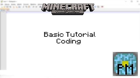 PocketMine : Basic Tutorial Coding | Minecraft PE
