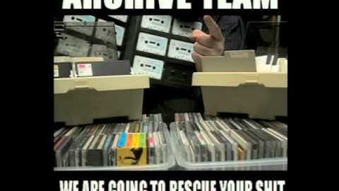 DEFCON 19: Archive Team: A Distributed Preservation of Service Attack