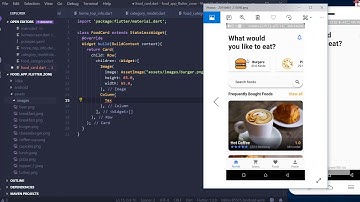 Food Delivery App - 2. Designing the categories list view.