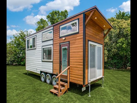 Tiny Home Tour - 28 ft. THOW w/ Stand Up Loft & Full-Size Soaking Tub!