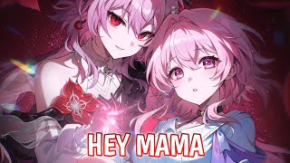 Nightcore - Hey Mama | MXEEN (Lyrics)