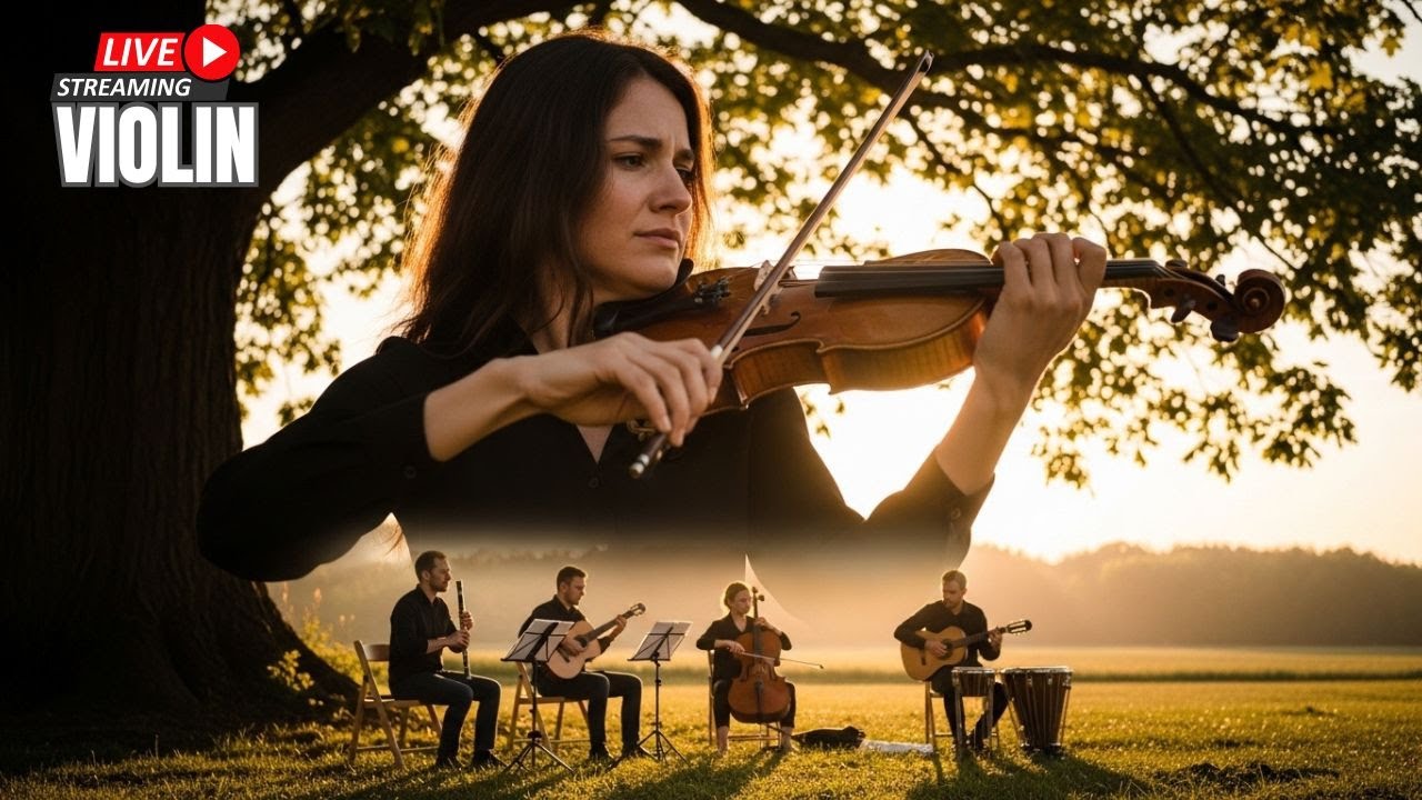 LIVE Relaxing Violin Music 🎻 | Soft Instrumental for Work, Reading & Stress Relief
