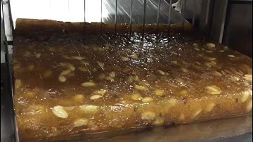 BOMBAY HALWA CUTTING MACHINE