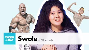 What does Swole mean in slang?