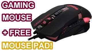 Signo Madden GM-909 LED Gaming Mouse with Mouse Pad