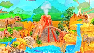 Welcome to Dino World! 🦖🌈 Amazing Volcano Adventure for Kids!