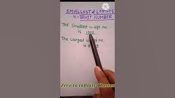 write the smallest4 digit number Write the largest 4 digit number#smallestnumber#largestnumber#short