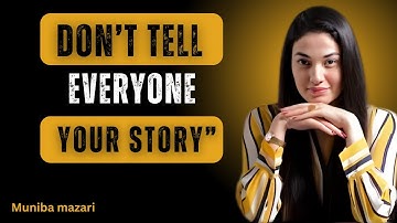DON’T TELL EVERYONE YOUR STORY | A Deep Motivational Speech That Touches Your Soul 🌙