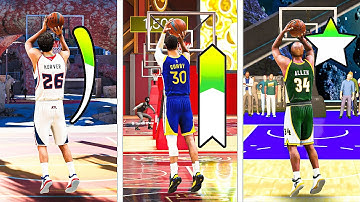 USING EVERY JUMPSHOT METER with 99 3PT RATING (NBA 2K24)