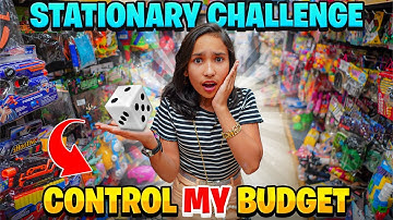 Dice 🎲  Control My Stationary Budgets Challenge 🤨| #learnwithpari 