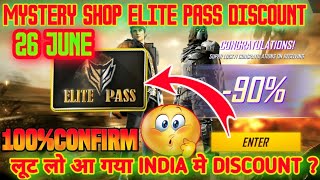 Ff new event|new event free fire|elite pass discount|26 june mystery shop event Ff|ff new event toda