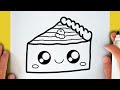 HOW TO DRAW A CUTE CAKE