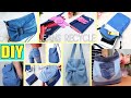 8 FANTASTIC DIY OLD JEANS RECYCLE IDEAS 2020 // How to Sew New Things From old Jeans