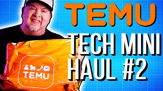 TEMU Tech Mini Haul #2 - Computer Desk Tech!