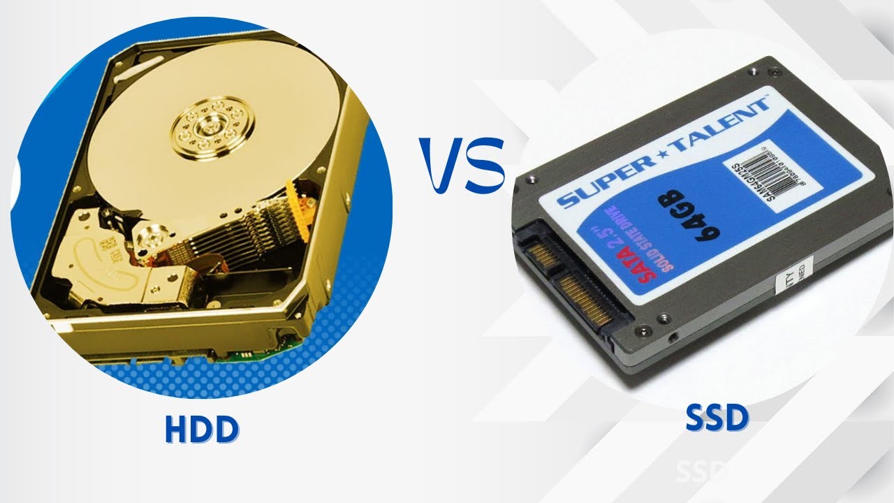 Hard Drives (HDD) vs Solid-State Drives (SDD)