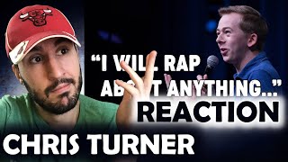 White Boy drops unbelievable freestyle rap - Chris Turner Freestyle - REACTION