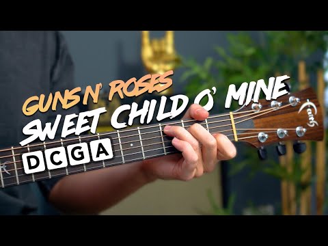 Sweet Child O' Mine - Acoustic Guitar Lesson Tutorial - Guns N Roses