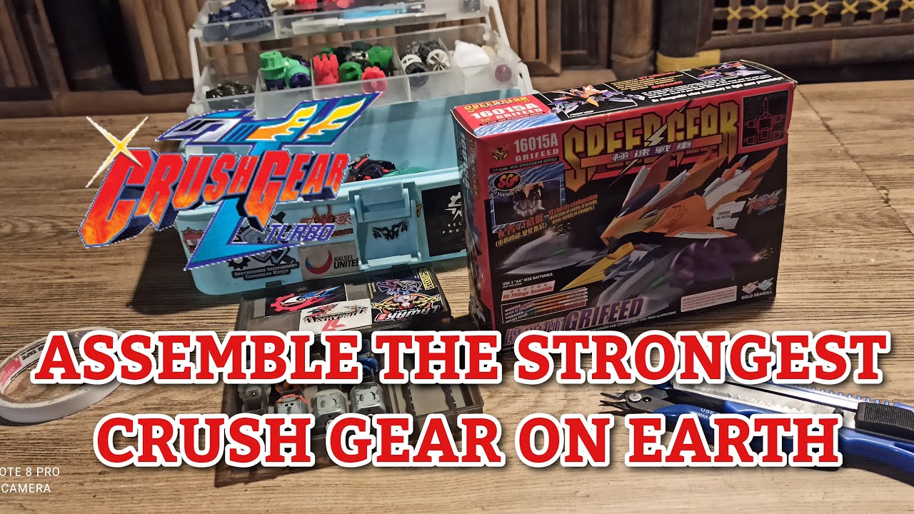 Crush gear 1 assemble the strongest crush gear on earth