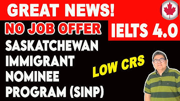 SASKATCHEWAN IMMIGRANT NOMINEE PROGRAM SINP I  OCCUPATION IN-DEMAND STREAM